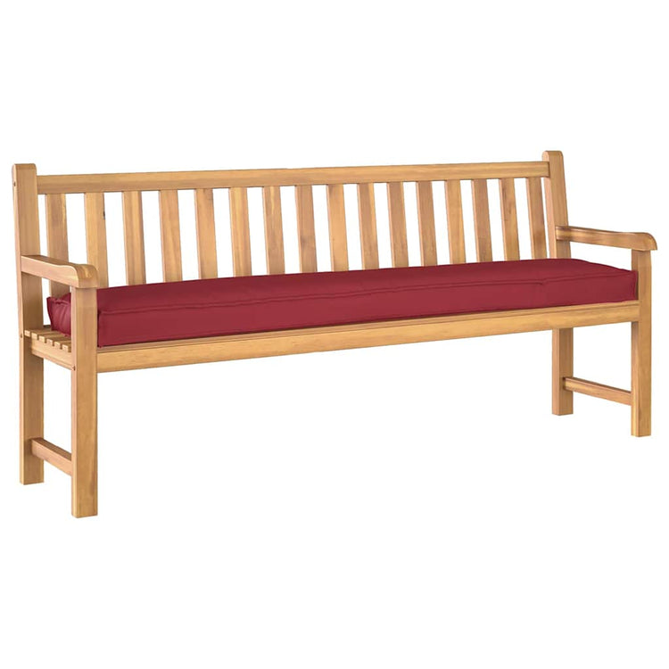 Vidaxl palet kussen wijnrood 200 x 40 x 8 cm oxford stof