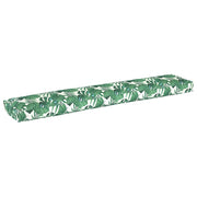Vidaxl palet kussen bloemen bladpatroon 200 x 40 x 8 cm oxford stof - afbeelding 2