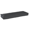 Vidaxl pallet kussen set 2 pcs zwart 120 x 40 x 8 cm oxford stof