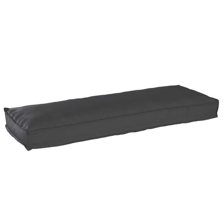 Vidaxl pallet kussen set 2 pcs zwart 120 x 40 x 8 cm oxford stof