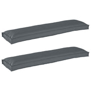 Vidaxl pallet kussen set 2 st oxford stof antraciet 150 x 40 x 8 cm - afbeelding 1