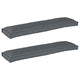 Vidaxl pallet kussen set 2 st oxford stof antraciet 150 x 40 x 8 cm