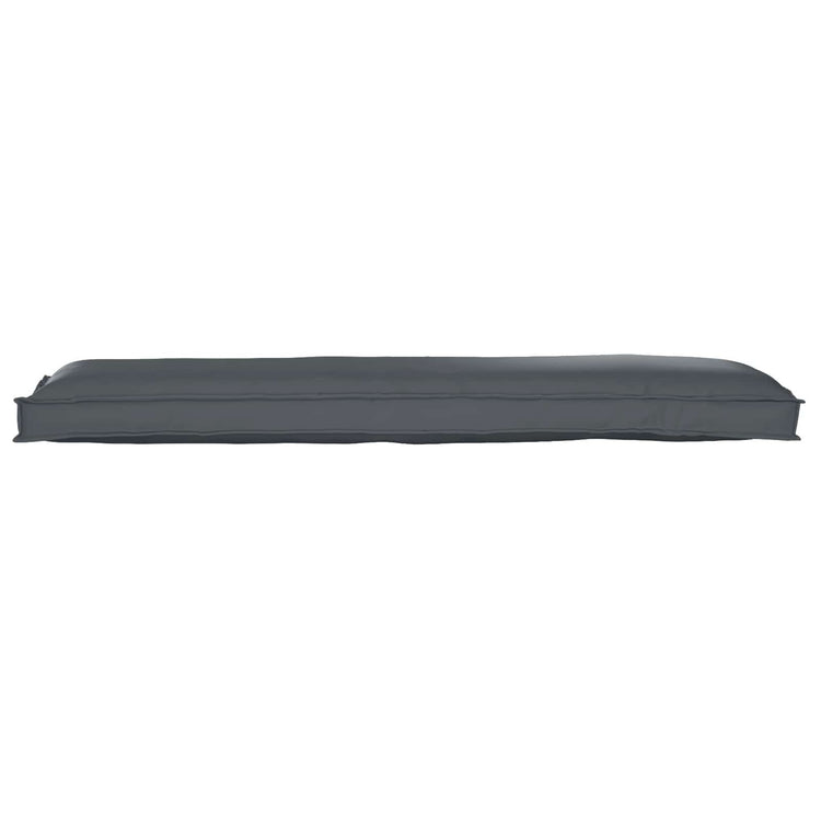 Vidaxl pallet kussen set 2 st oxford stof antraciet 150 x 40 x 8 cm