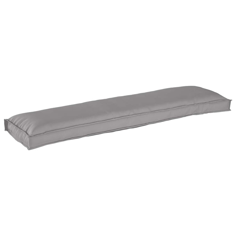 Vidaxl pallet kussen set 2 st oxford stof grijs 150 x 40 x 8 cm