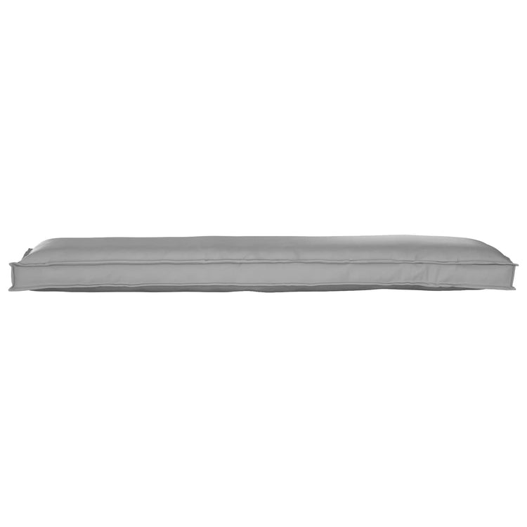 Vidaxl pallet kussen set 2 st oxford stof grijs 150 x 40 x 8 cm
