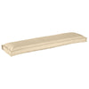 Vidaxl pallet kussen set 2 pcs beige 150 x 40 x 8 cm oxford stof