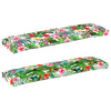 Vidaxl pallet kussen set 2 pcs tropische jungle 150 x 40 x 8 cm