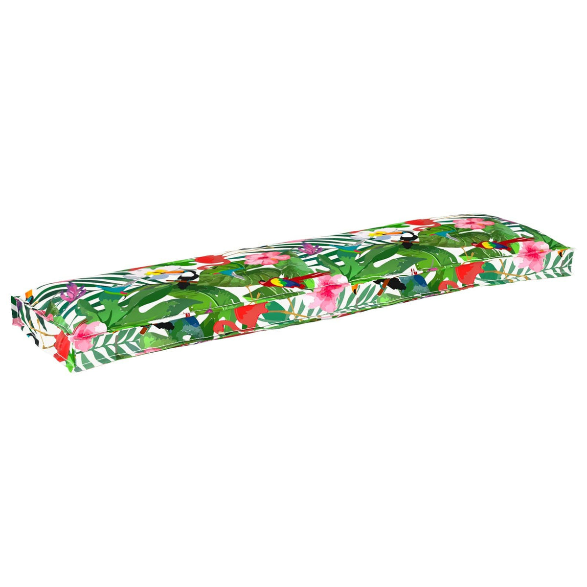 Vidaxl pallet kussen set 2 pcs tropische jungle 150 x 40 x 8 cm