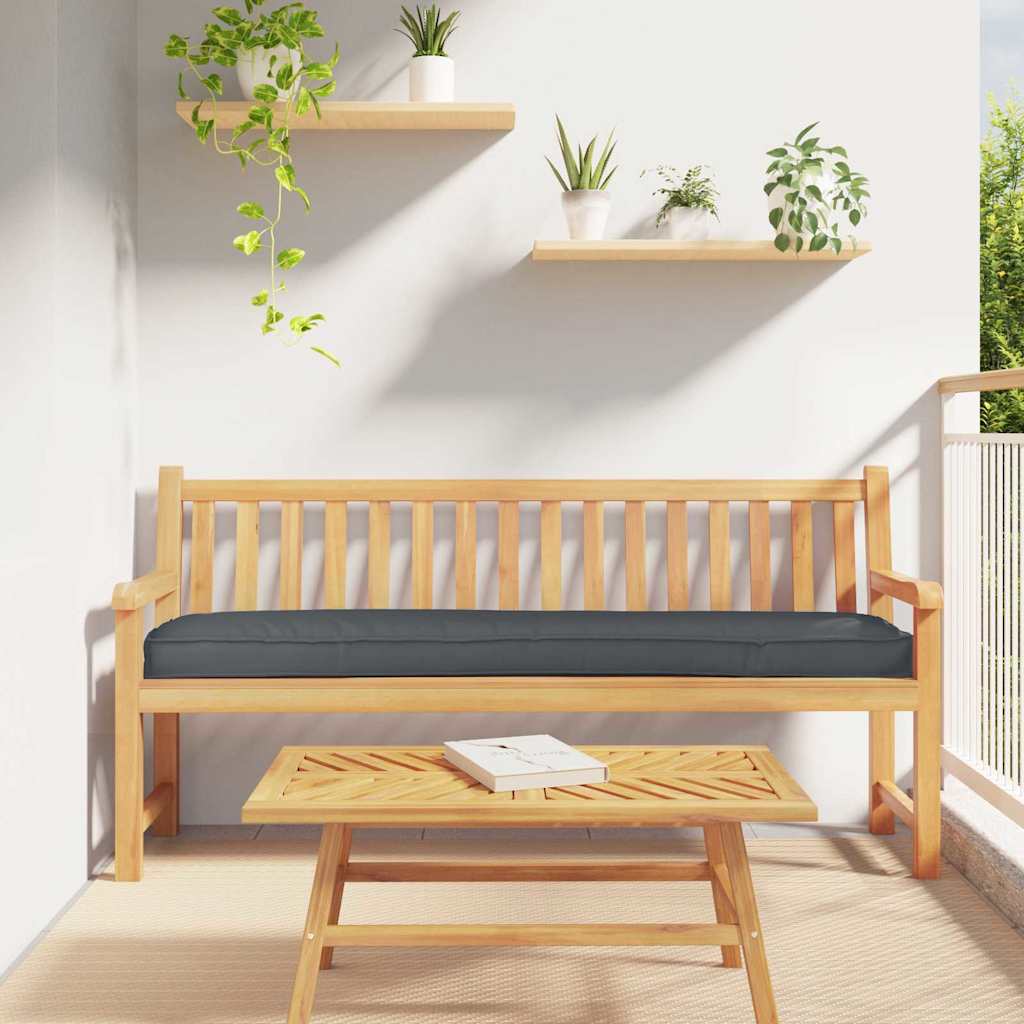 Vidaxl pallet kussen set 2 pcs antraciet 180 x 40 x 8 cm oxford stof