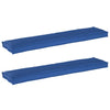 Vidaxl pallet kussen set 2 pcs koninklijk blauw 180 x 40 x 8 cm