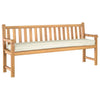 Vidaxl pallet kussen set 2 pcs crème 200 x 40 x 8 cm oxford stof