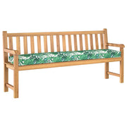 Vidaxl pallet kussen set 2 pcs bladpatroon 200 x 40 x 8 cm oxford stof - afbeelding 3