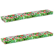 Vidaxl pallet kussen set 2 pcs tropische jungle 200 x 40 x 8 cm - afbeelding 2