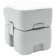 Vidaxl camping toilet grijs 41,5 x 36,5 x 42 cm