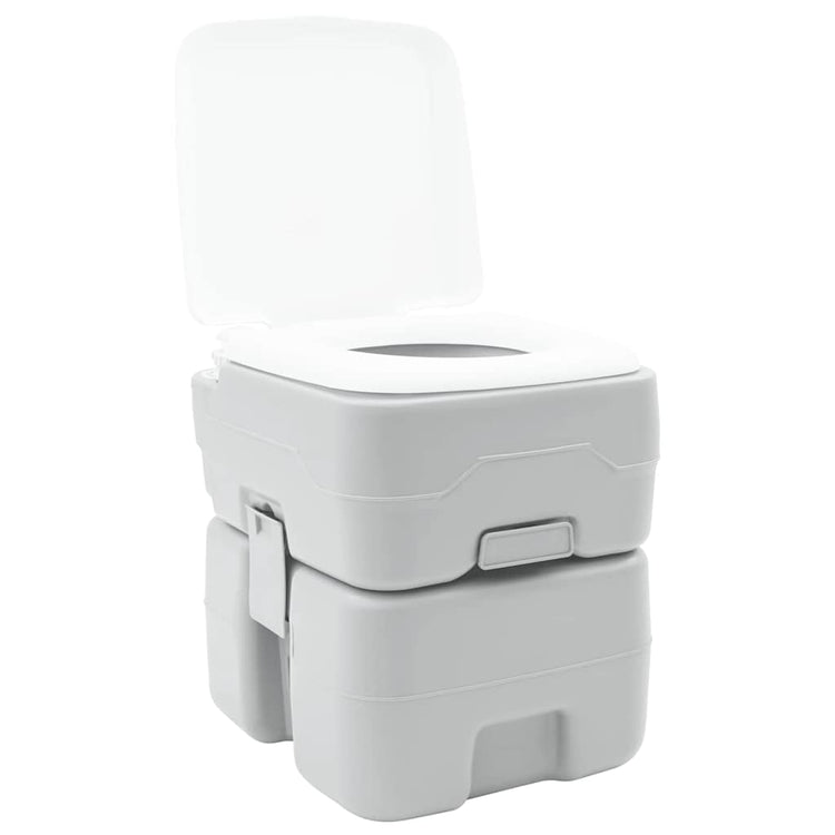 Vidaxl camping toilet grijs 41,5 x 36,5 x 42 cm