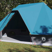 Vidaxl tipi tent 10-persoons blauw taft - afbeelding 3