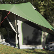 Vidaxl tipi tent met dak met opslag groen 508 x 470 x 300 cm taft - afbeelding 3