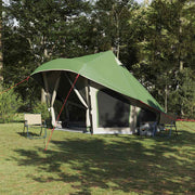 Vidaxl tipi tent met dak met opslag groen 508 x 470 x 300 cm taft - afbeelding 1