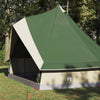 Vidaxl familie tipi tent tipi groen en beige 400 x 346 x 250 cm