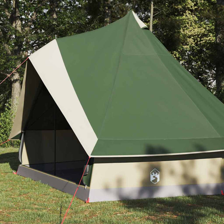 Vidaxl tipi tent 8-persoons groen taft