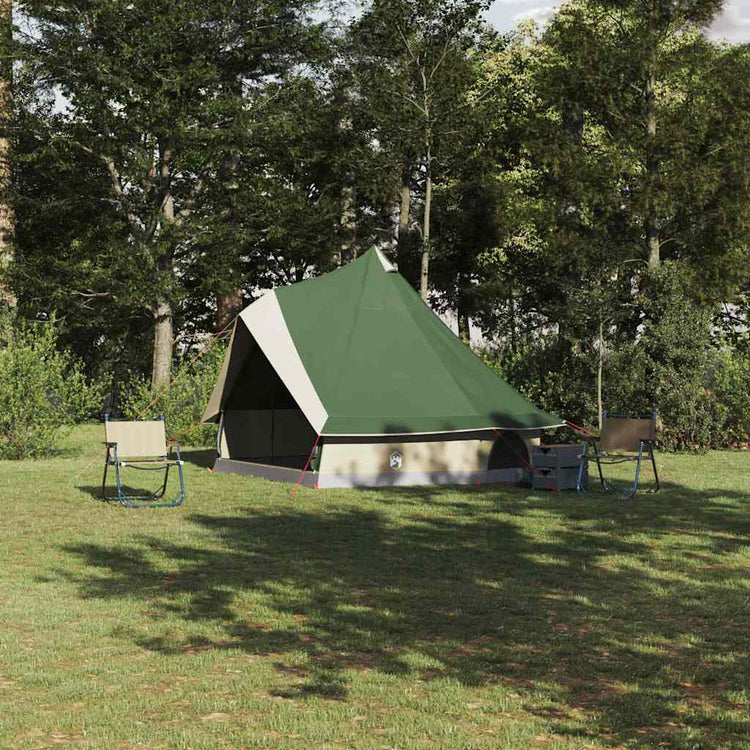 Vidaxl tipi tent 8-persoons groen taft