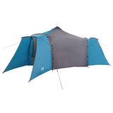 Vidaxl tipi tent 8-persoons blauw taft - afbeelding 2