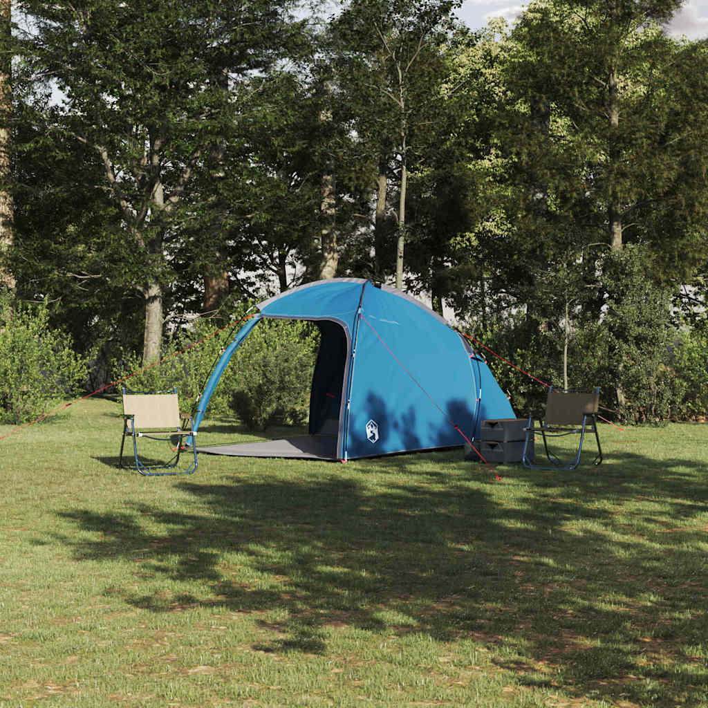 Vidaxl huisje tent 2-persoons blauw taft