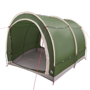 Vidaxl fietstent met dak met opslag groen 256 x 222 x 182 cm taft - afbeelding 2