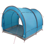 Vidaxl fietstent met dak met opslag blauw 256 x 222 x 182 cm taft - afbeelding 2