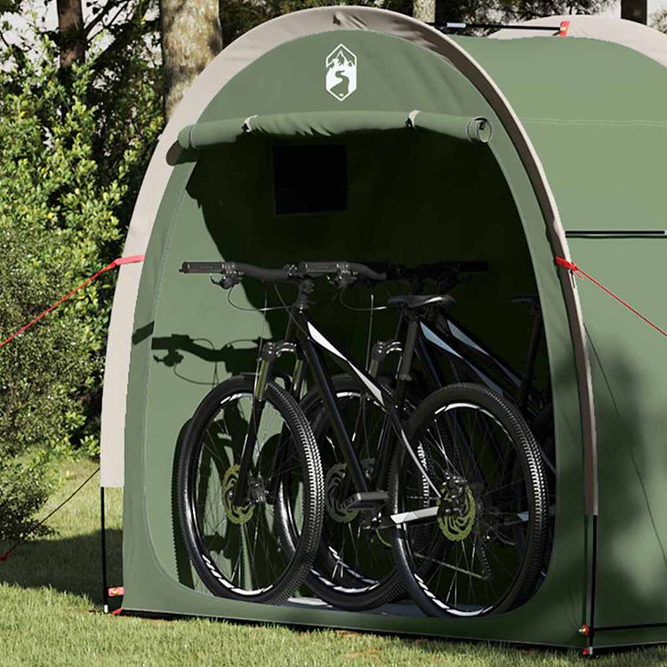 Vidaxl fietstent 210 x 90 x 174 cm waterdicht groen