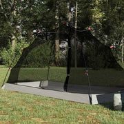 Vidaxl tent 1-persoons grijs en zwart - afbeelding 3