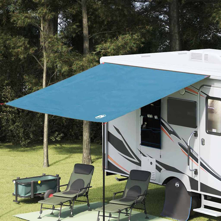 Vidaxl waterdicht zeil met dak blauw