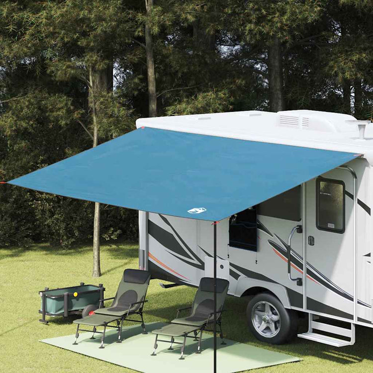 Vidaxl waterdicht zeil met dak blauw