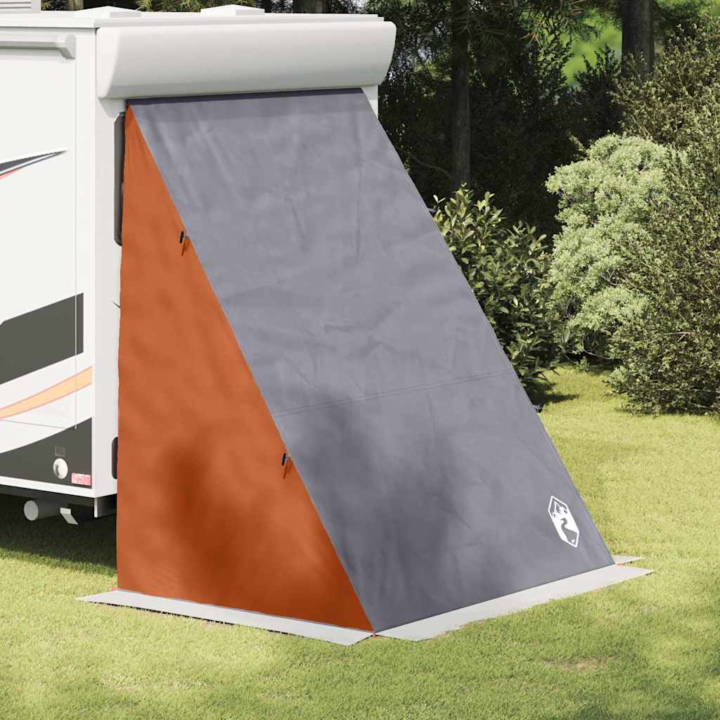 Vidaxl achterkleptent grijs en oranje 180 190 x 150 x 230 cm taft