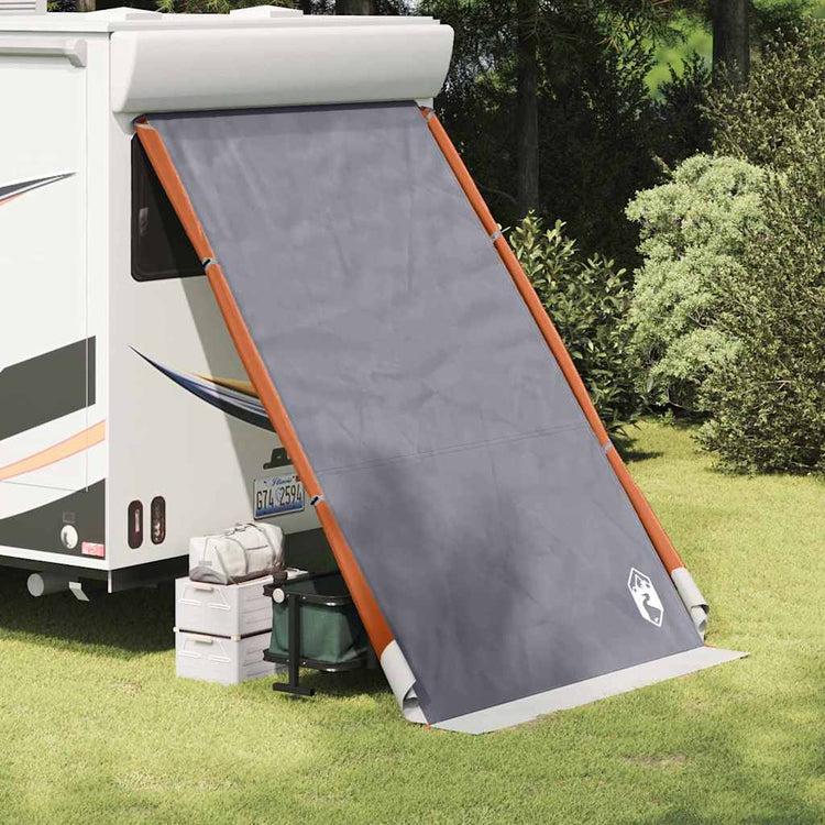 Vidaxl achterkleptent grijs en oranje 180 190 x 150 x 230 cm taft