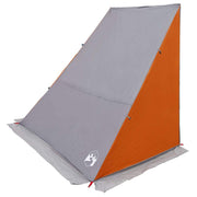 Vidaxl achterkleptent grijs en oranje 140 190 x 150 x 185 cm taft - afbeelding 2