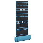 Vidaxl opslagzak met opslag zwart en blauw 125 x 48 cm oxford - afbeelding 3