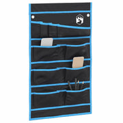 Vidaxl opslagzak met opslag zwart en blauw 63,5 x 40 cm oxford - afbeelding 3
