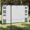 Vidaxl hangende tentorganiser grijs en blauw 320 x 182 cm oxford
