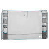 Vidaxl hangende tentorganiser grijs en blauw 320 x 182 cm oxford
