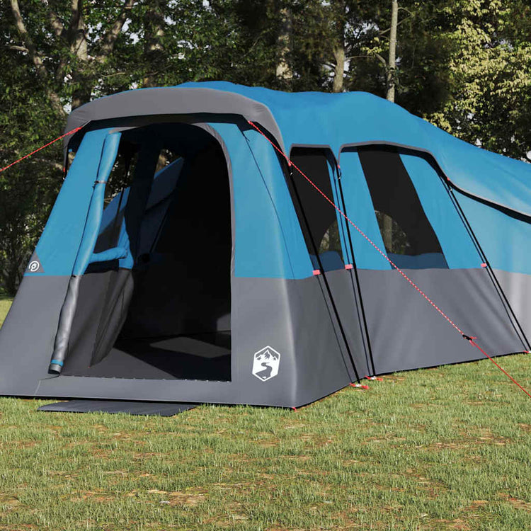 Vidaxl gezinstent 20-persoons waterdicht blauw taft