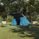 Vidaxl camping tent 4-persoons waterdicht blauw taft