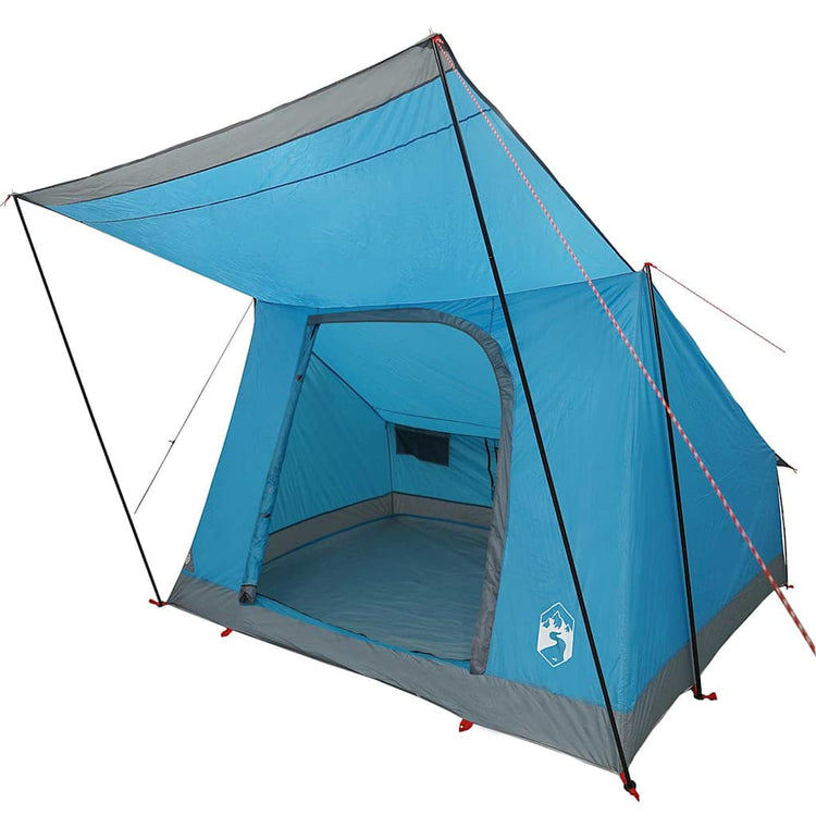 Vidaxl camping tent 4-persoons waterdicht blauw taft