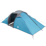 Vidaxl tunnel tent 4-persoons blauw taft waterdicht - afbeelding 2