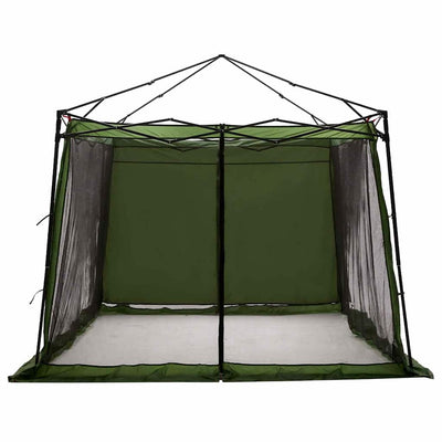 Vidaxl binnentent met dak met opslag groen 303 x 303 x 196 cm taft