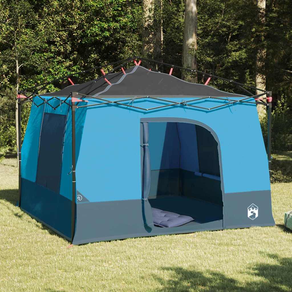 Vidaxl binnentent 6-persoons blauw taft