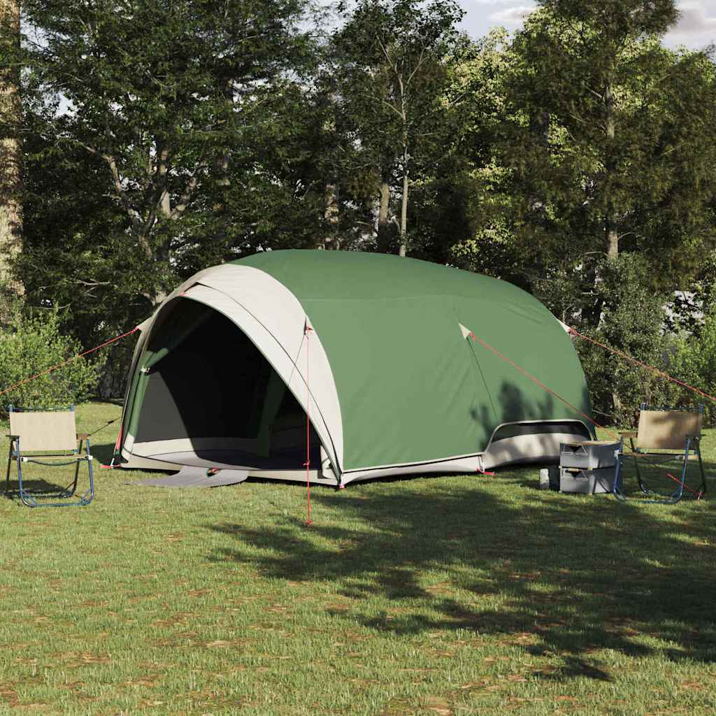 Vidaxl tunnel tent 6-persoons groen taft waterdicht