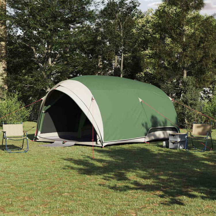 Vidaxl tunnel tent 6-persoons waterdicht groen taft