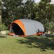 Vidaxl tunnel tent 6-persoons waterdicht grijs en oranje taft