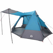 Vidaxl camping tent 10-persoons blauw taft waterdicht - afbeelding 2